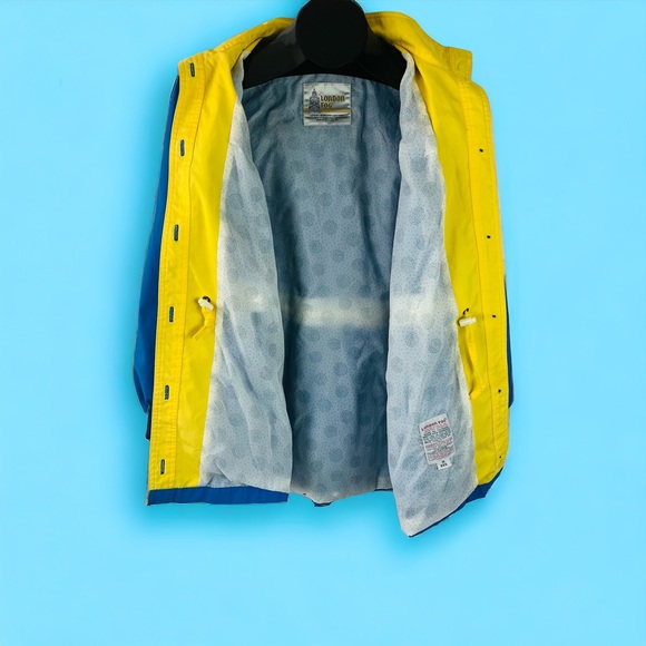 Vintage London Fog Hooded Jacket Coat | Women’s 16 Reg | Vintage Yellow - Picture 5 of 15